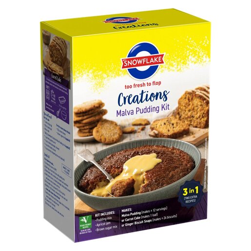 Snowflake - Creations Malva Pudding Kit 3 in 1 400g