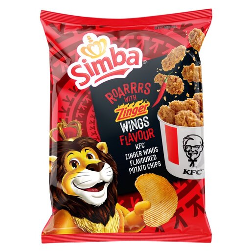 Simba - KFC Zinger Wings Kartoffelchips 120g Beutel