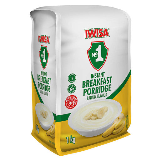 Iwisa - Instant Breakfast Porridge Banana 1kg